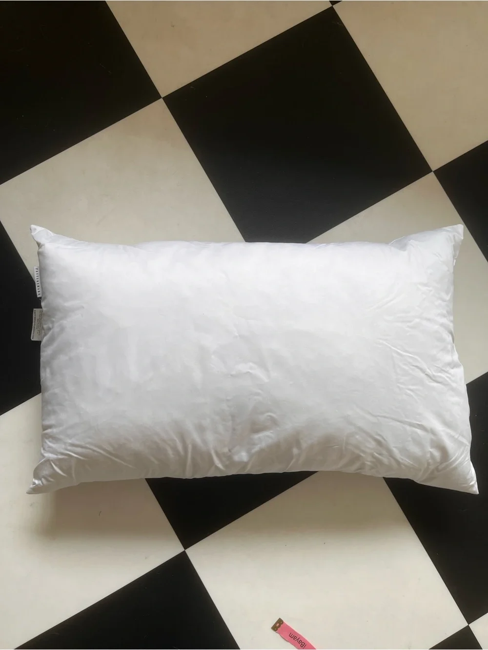 Pottery Barn Rectangular Feather Pillow Insert. White. 16x26 inches